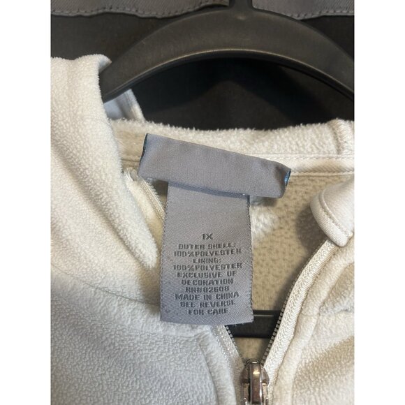 Free Country Women’s XL Cinch Waste Zip Up Fleece - Picture 2 of 3